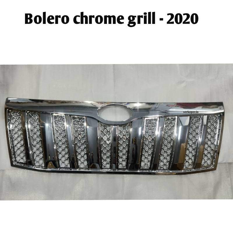 Verkoper Mahindra Bolero front chrome grill (2020) | modified grille bentley type