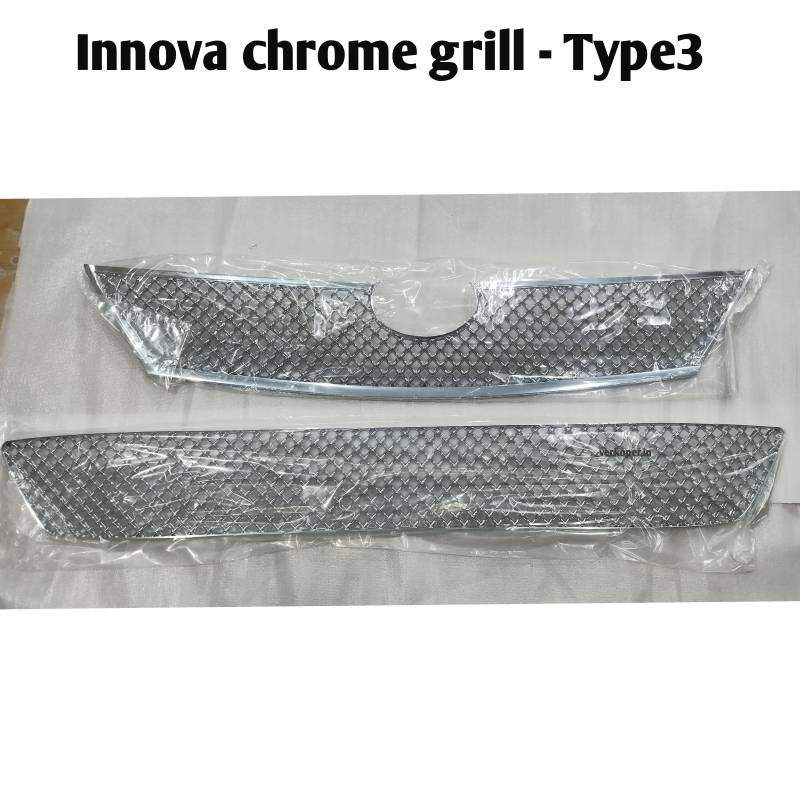 Verkoper Innova Type 3 front chrome grill (2013-2014) | modified grille bentley type