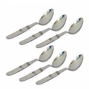 Tactware Stainless Steel Tea Spoon - 6 Pcs