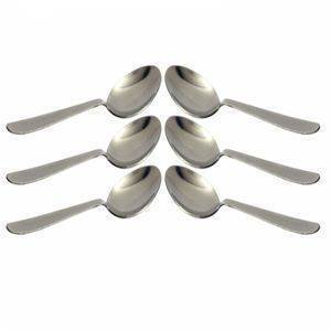 Tactware Stainless Steel Tea Spoon - 6 Pcs