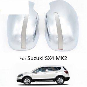 AUTO ATTIRE Premium Quality S Cross / S-Cross/ S.Cross  Chrome Plated Mirror Cover (02 Pcs)