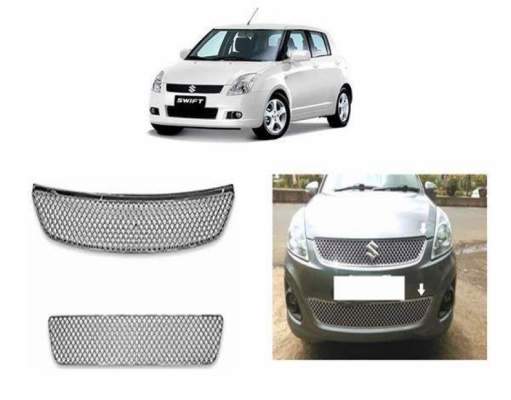 AUTO ATTIRE Premium Quality Swift 2018 Model   Chrome Plated Front Grill Radiator