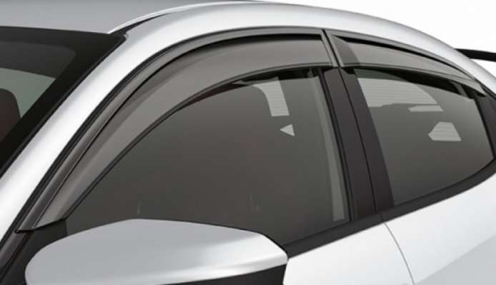 Door Visor for TATA TIAGO / Car Rain Visor/ Car Wind Visor/ Window Deflector (4 Pcs) 