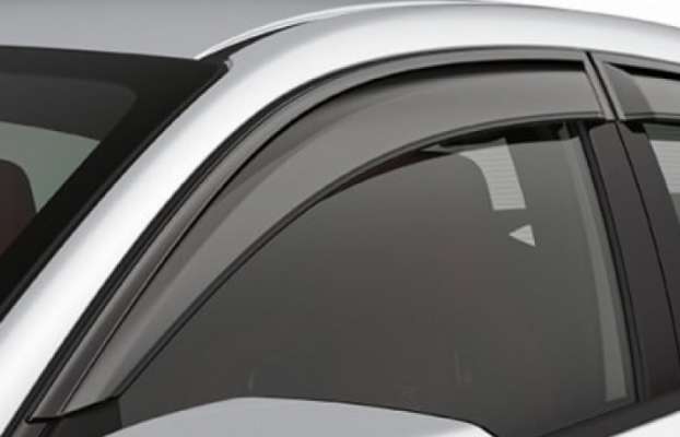 Door Visor for Toyota Innova Crysta / Car Rain Visor/ Car Wind Visor/ Window Deflector (6 Pcs) 