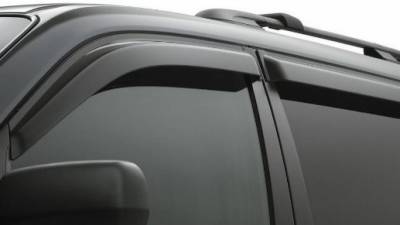 Door Visor for Maruti Suzuki Brezza / Wind Visor / Rain Visor / Wind Deflector (4 Pc)