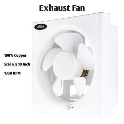 UNOel Ventilation Fan / Exhaust Fan (6,8,10 Inch) 100% Copper wire motor