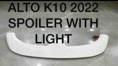 Alto K10 Rear upper spoiler with Light - ABS